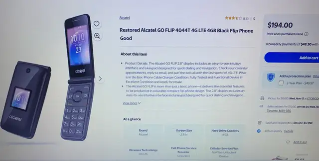 Alcatel Go Flip 4044V – Reliable 4G LTE Flip Phone (Unlocked) in Cell Phones in City of Toronto - Image 11