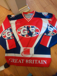 Great Britain hockey jersey sz L