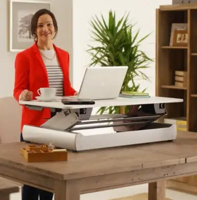 InMovement Elevate XL Ergonomic Standing Desk: White, View more