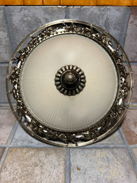 Ceiling light for sale with 2 light bulbs included 