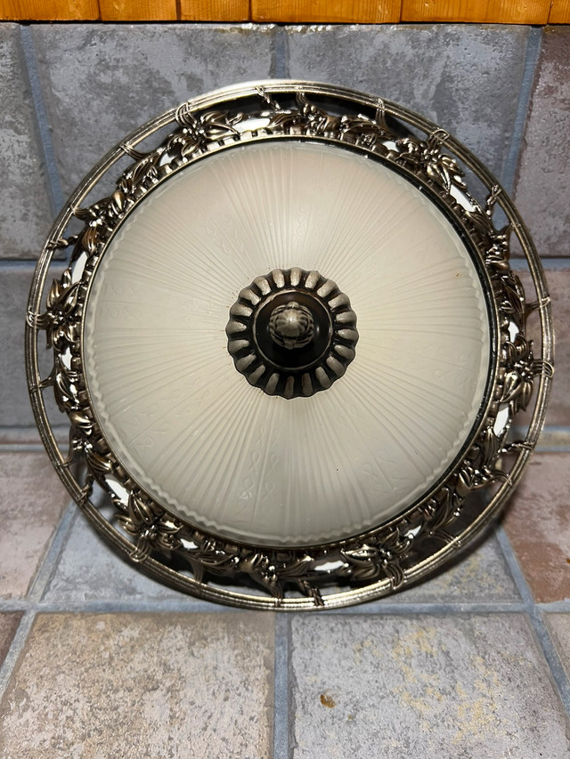 Ceiling light for sale with 2 light bulbs included  in Indoor Lighting & Fans in Oshawa / Durham Region