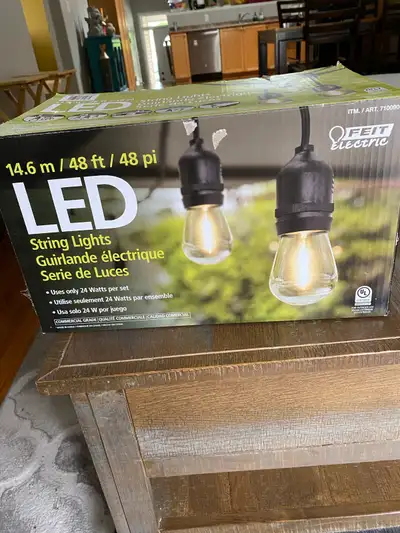 String Lights LED. 48’ commercial grade. , View more