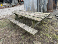 PicNic Table or 3x5 Glass Patio Table for just $25 or $30 each!