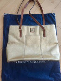 Dooney & Bourke Gold Leather Bag