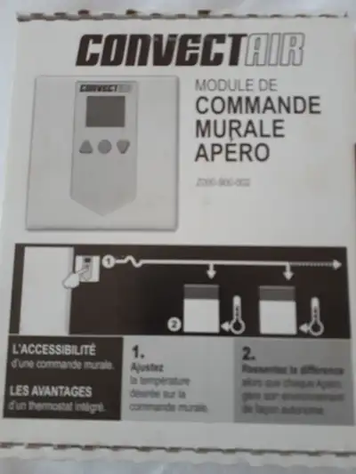 CONVECTAIR, MODULE DE COMMANDE MURALE APÉRO 7359, View more