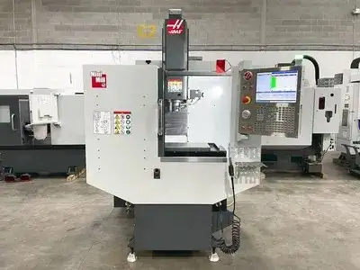 2016 Haas Mini-Mill CNC VMC 10 Station Tool Changer Standard Coolant System 1GB Memory, 6000rpm Spin...