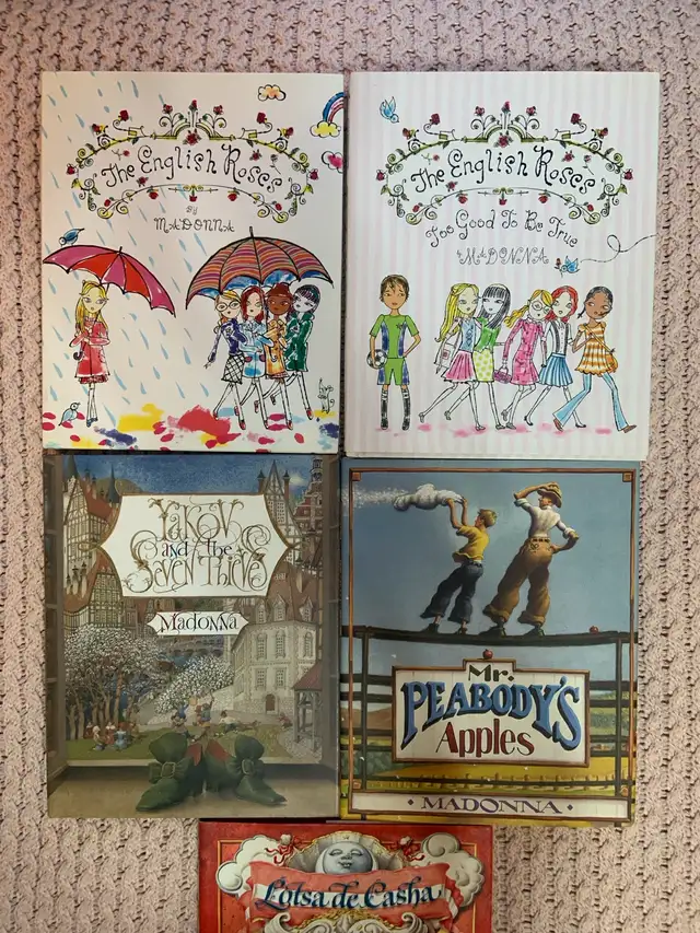 MADONNA’S HARDCOVER INSPIRATIONAL•THE ENGLISH ROSES BOOKS  in Fiction in Mississauga / Peel Region - Image 3