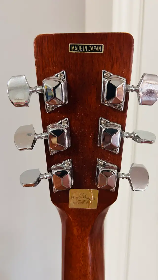 Vintage Sigma GCS-6 Grand Concert Acoustic Guitar in Natural in Guitars in Guelph - Image 7