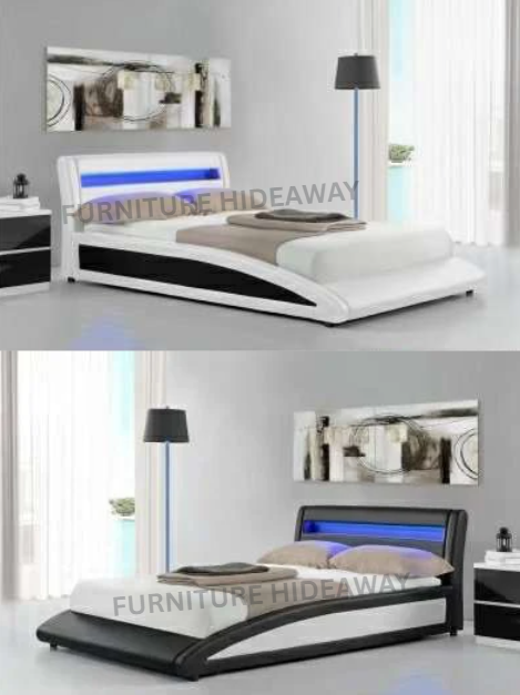 LUMINOUS LED BEDFRAME - $529-$629 in Beds & Mattresses in Nanaimo - Image 2