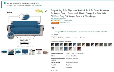 Couch cover, View more