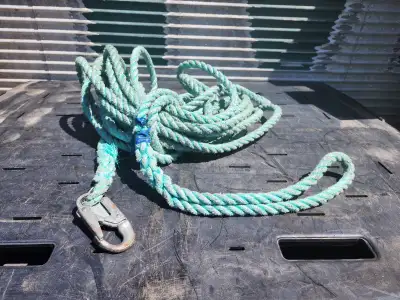 Nylon 5/8" Safety Rope Quick Release Clasp Roofers Tree Cutters, View more