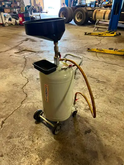 HUGE SALE!! Canbuilt DR-290 Mobile Waste Oil Drain Unit, View more