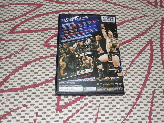 WWE SURVIVOR SERIES NOVEMBER 2015 PPV, DVD, REIGNS VS. AMBROSE in CDs, DVDs & Blu-ray in Hamilton - Image 2