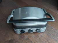 Cuisinart Griddler with Reversible Non-stick Plates (CGR-4NEC)