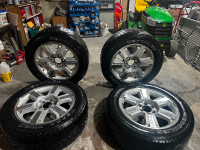 275/55 R20  Aluminum rims and tires
