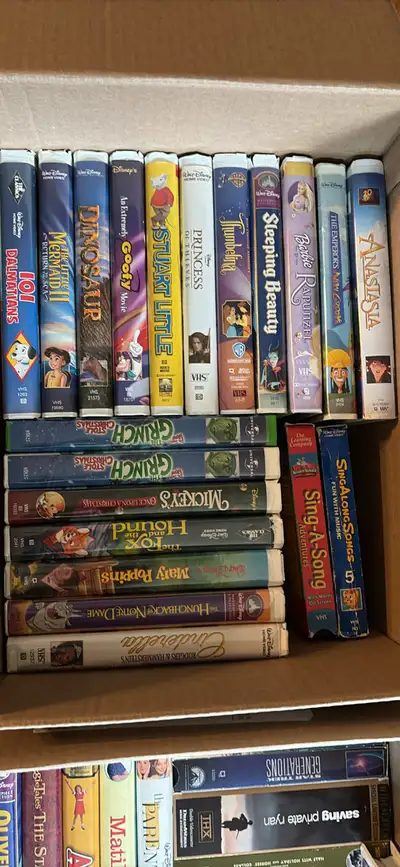 Assorted VHS for $5 or best offer. Please ask for pictures of specific movies List: Anastasia - sold...