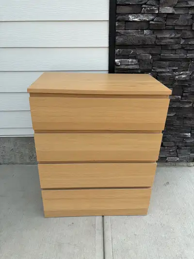 IKEA dresser in oak colour with 4 drawers , View more