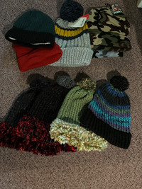 Assorted Toques - 9 Winter Hats 
