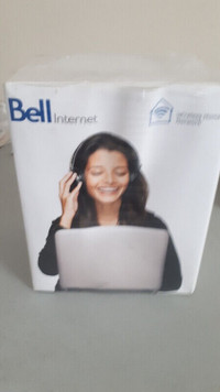 NEW Bell wireless home network Internet kit with modem, cables