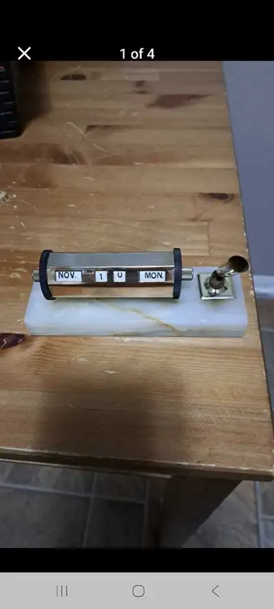️ Vintage Marble Desk Calendar , View more