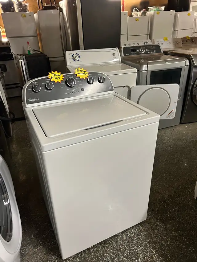 *washer - whirlpool- %100 working 30 Days Warranty in Washers & Dryers in Kitchener / Waterloo - Image 2