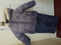Girls Winter jacket with snow pants