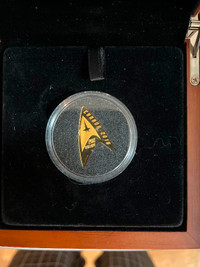 Star Trek Delta gold coin