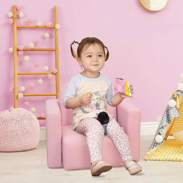 2-in-1 Multi-Functional Toddler Table and Chair, Children Armcha in Chairs & Recliners in Markham / York Region - Image 3