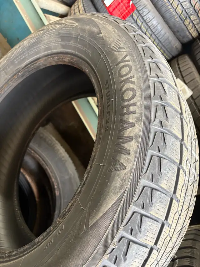 Yokohama 255 60 18 Winter Tires - Set of 4 in Tires & Rims in Bedford - Image 3