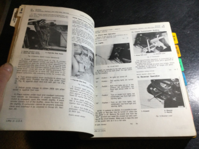 John Deere JD401-C Loader Backhoe Loader Technical Manual TM1092 in Non-fiction in Parksville / Qualicum Beach - Image 4