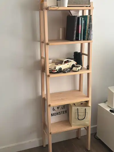 IKEA Wooden Shelf Unit VILTO– Natural Birch, View more