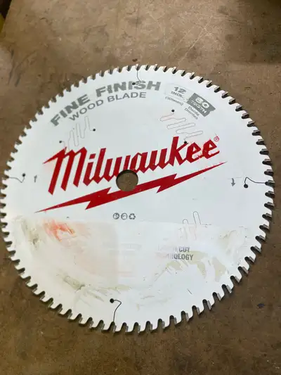 Milwaukee 80 tooth- 12” finishing blade, View more
