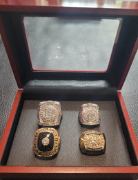 NHL Stanley Cup Rings With Display Case
