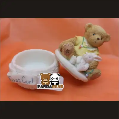 CHERISHED TEDDIES JEWELRY BOX 2.5"H