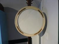 OLD ROUND PICTURE FRAME