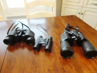 2 Sets of Binoculars -Bushnell, Sears and Bushmaster priced each