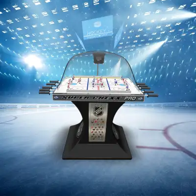 SUPER CHEXX BUBBLE HOCKEY – ARCADE CLASSIC FOR YOUR GAME ROOM, View more