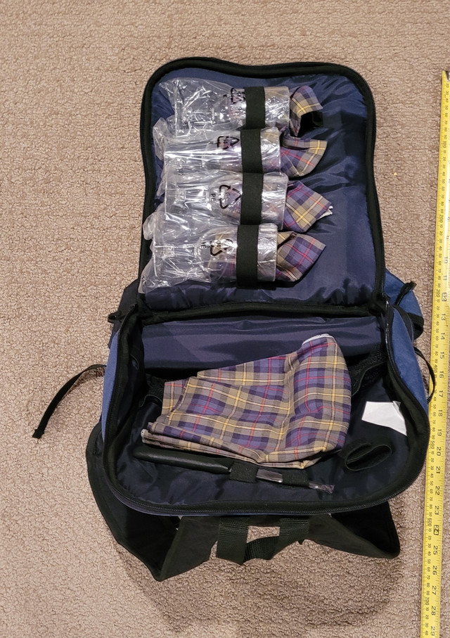 Picnic Backpack with cups, utensils (no plates) in Other in Oakville / Halton Region