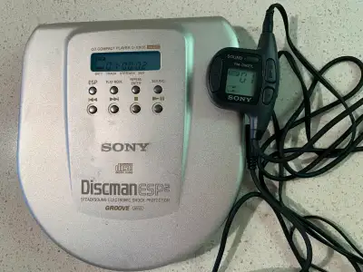 Vintage-Rare- Sony D-E805 Portable Compact Disc Player ( 1998 ), View more