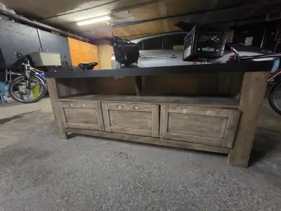  Beautiful Rustic Wooden TV Stand / Media Console ✨, View more