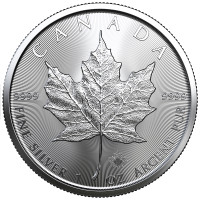2021,2022 and 2023 Canada Fine Silver 1 ounce Maples