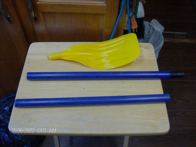 boat oar for a rubber dingy (1only) used  great shape. $10 firm. in Canoes, Kayaks & Paddles in City of Toronto