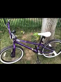Kids Purple BMX bike