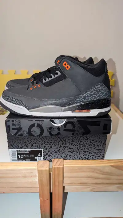 Air Jordan 3 FEAR PACK size: 10.5 Condition: Brand new DS Price$ 250 No trades Meet ups: Yorkdale