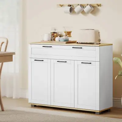 3 doors Sideboard Buffet Cabinet, Modern 40" Coffee Bar Cabinet, View more