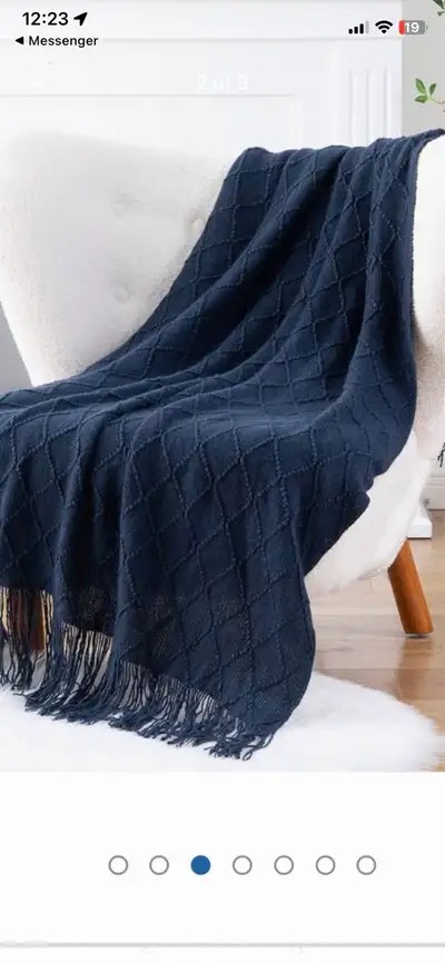 Inhand Knitted Throw Blanket, View more