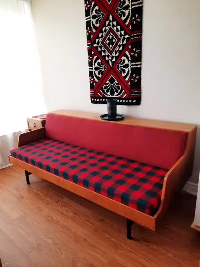 A Unique Mid-Century Teak Daybed with Storage, View more