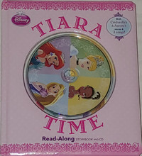 Disney's Tiara Time Read-Along Hard Cover Book & CD