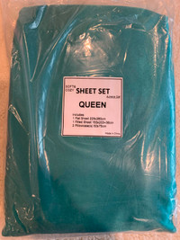 NEW HTOOQ Bed Sheet Set 4 Piece Bedding Sheets & Pillowcases