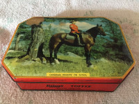 Vintage Riley's Toffee Canadian Mountie Toffee Tin